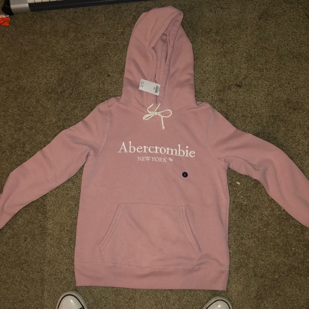 Abercrombie extra soft pink hoodie